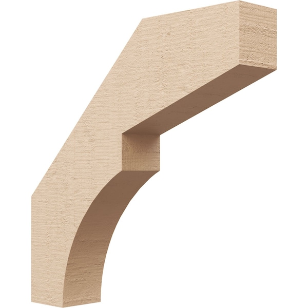 Ekena Millwork 3-inch W x 16-inch D x 16-inch H Monterey Rough Cedar Woodgrain TimberThane Knee Brace, Primed BRCUR03X16X16MONRCPR - main